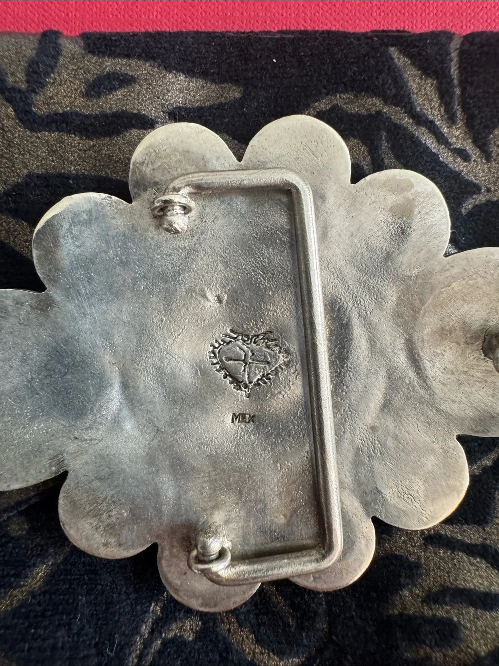 VSA Sevilla Gold & Silver Statement Belt Buckle